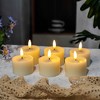 LumaBase Battery-Operated 3D-Wick Flame Wax Candles - Set of 6 - 2 of 4