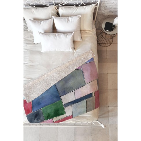 Patchwork discount throw blanket