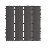 KTMBDW Plastic Interlocking Deck Tiles, 44 Pack 12"x12" Waterproof Outdoor Flooring All Weather Use, Floor Tiles for Poolside Balcony Backyard - 3 of 4