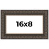PosterPalooza | Panoramic Museum Brown Picture Frame - UV Acrylic, Foam Board Backing, Hanging Hardware - 2 of 4