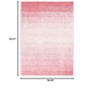 Lahome Abstract Ombre Plush Area Rug – Soft Gradient Accent with Non-Slip Backing - 3 of 4