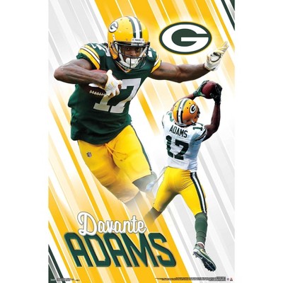 NFL Green Bay Packers - Aaron Jones 21 Wall Poster, 14.725 x 22.375,  Framed 