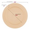 Smarty Had A Party 7.5" Matte Bright Yellow Plastic Salad Plates - 120 pcs - 3 of 4