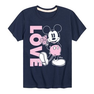 Boys' - Disney - Mickey Love Short Sleeve Graphic T-Shirt - 1 of 4
