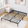 6 Inch Twin Bed Frame No Box Spring Needed, Heavy Duty Metal Platform Bed Frame Twin Size, Black - 3 of 4