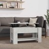 vidaXL Coffee Table White Engineered wood Adjustable Armrests - 2 of 4