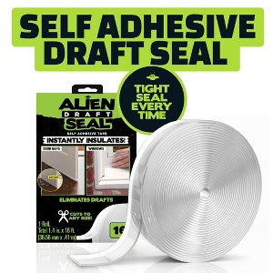 Alien Seal Transparent Anti-Draft Weather Stripping Insulation Tape Self-Adhesive Waterproof Door & Window Seal - 1 of 4