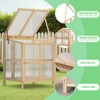 Gulches 2-Tier Foldable Wooden Cold Frame Greenhouse with Shelves - 3 of 4