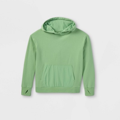 Kids Boys Unisex Plain Fleece Neon Green Hoodie Zip Up Style Zipper Age 2-13 Yr 