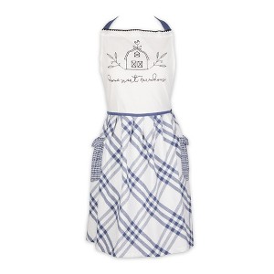 Design Imports French Blue Home Sweet Farmhouse Apron - 1 of 4