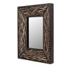Sofie 21" x 26" Decorative Wall Mirrors With Rectangle PU Covered MDF Framed Mirror-The Pop Home - 4 of 4