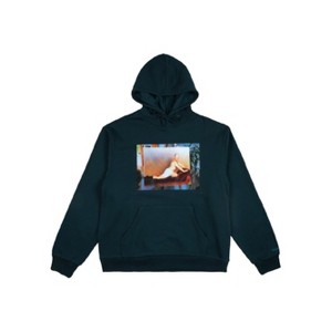 Seinfeld George's Timeless Art Of Seduction Long Sleeve Dark Green Adult Hooded Sweatshirt - 1 of 3