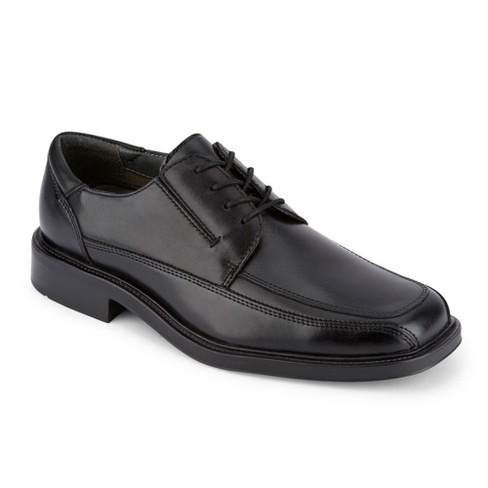 Dockers Mens Perspective Leather Dress Oxford Shoe - Wide Widths Available,  Black, Size 8.5 W