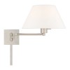 Livex Lighting 1 - Light Wall Light in  Brushed Nickel - 2 of 4