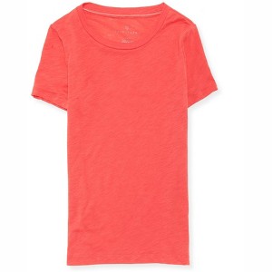 Aeropostale Womens Burnout SS Basic T-Shirt, Red, X-Small - 1 of 1