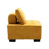 One Seater Couch Single Seater Couch Sofa Armless Accent Chair With Removable Pillow Square Modular Sectional Couch-Maison Boucle - 4 of 4