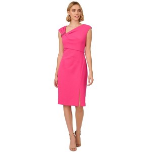 Adrianna Papell Womens Asymmetrical Chic Midi Dress - 1 of 1