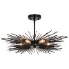 VAXCEL Nikko Mid-Century Modern Semi Flush Mount Ceiling Light - 2 of 4