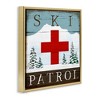 Stupell Industries Ski Patrol Rustic Cabin Sign, 18" x 18" - 3 of 4