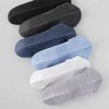 Alilang Men's Cushioned Low Cut Grip Socks 5-Pack with Arch Support and Breathable Mesh Panels - 4 of 4