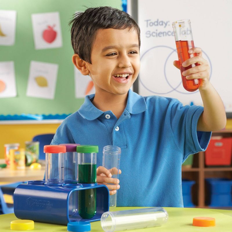 Learning Resources Primary Science Jumbo Test Tubes with Stand, 3 of 4