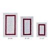 Hotel 3 PC Bath Rug 100% Premium Cotton Tufted Weave Two Tone Reversible Bathroom Rug, Super Soft Absorbent, Machine Washable Bath Mat - 2 of 4