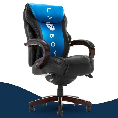 Hyland Bonded Leather & Wood Executive Office Chair - La-Z-Boy