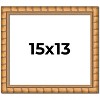 PosterPalooza | 15x13 Modern Bamboo Picture Frame, UV Acrylic, 5 Finishes - 2 of 4