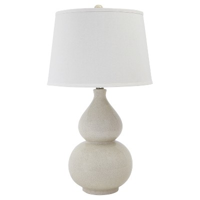 beige bedside lamp