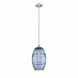 Vaz - 1 Light Stem Hung Mini Pendant In Industrial Style-18 Inches Tall and 10 Inches Wide - 1 of 1