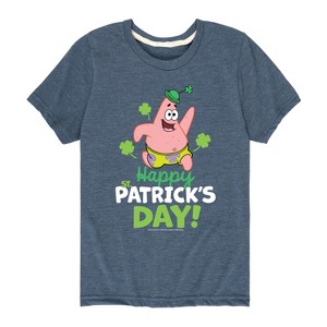 Boys' - SpongeBob Squarepants - Happy St Patricks Day Short Sleeve Graphic T-Shirt - 1 of 4