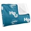 Hawaii Pacific University Logo Pattern Silky Touch Blanket White 50x60 - 3 of 4