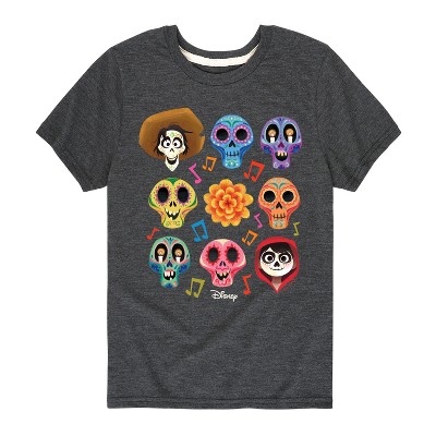 Boys' - Coco - Musical Skulls Short Sleeve Graphic T-Shirt