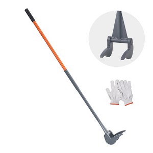 VEVOR Pallet Buster, 50'' Carbon Steel Handle Pallet Breaker, 2000 lbs Weight Capacity, Heavy Duty Deck Board Removal Tool, Deck Wrecker, Grey - 1 of 4