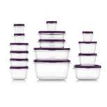 Rubbermaid 30pc Food Storage Set with Easy Find Lids Amethyst