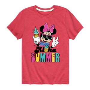 Boys' - Disney - Aloha Summer Short Sleeve Graphic T-Shirt - 1 of 4
