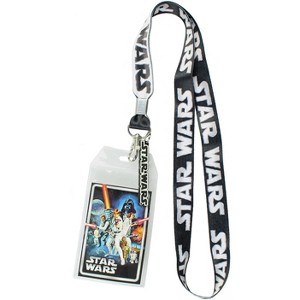 Star Wars ID Lanyard with Clear Badge Holder And Rubber Logo - 1 of 3