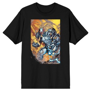 Justice League Cyborg Great Men's Black T-Shirt - 1 of 1