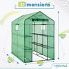 Ogrow Deluxe Walk-In Greenhouse / Bloomhouse / Seed Starter with Tiers and Shelves - 2 of 4