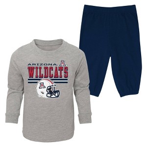 NCAA Arizona Wildcats Toddler Boys' 2pc Long Sleeve T-Shirt & Pants Set - 1 of 3