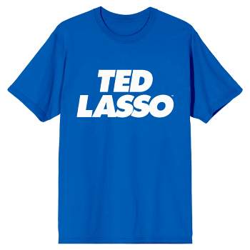 Ted Lasso White Title Men's Royal Blue T-shirt