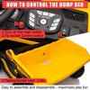 Ride On Dump Truck with Dump Bed, 24V Ride On Construction Vehicle with Remote Control, Extra Shovel, 3 Speeds - 3 of 4