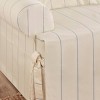 Sure Fit Heavyweight Cotton Duck T Cushion Chair Cover: Machine Washable, Indoor Slipcover, Pet Friendly - 2 of 4