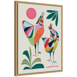 Kate and Laurel Whimsical Chickens by Rachel Lee 3 Birdies Studio
