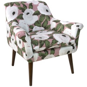 Adele Modern Armchair White Rose - Cloth & Co., White Pink