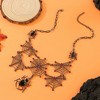HTUTWOO Gothic Necklace for Women, Vintage Spider Necklace, Punk Style Pendant, Mysterious Witch Halloween Accessories - 3 of 4