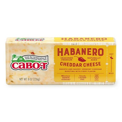 Cabot Creamery Habanero Cheddar Cheese - 8oz