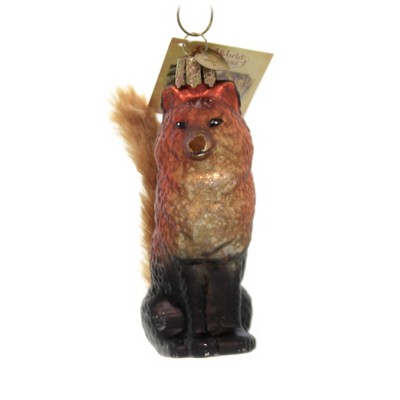 Old World Christmas 4.0" Vintage Fox Woodland Rustic  -  Tree Ornaments