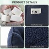 Pamapic Oversized Teddy Fabric Bean Bag Chair, Foam Filled Double Seater for Living Room - 4 of 4