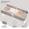 Modera Organic Cotton Contoured Baby Changing Pad w/ Waterproof Foam Mattress, Includes Soft Removable & Washable Cover, Safety Strap, Non-Slip Bottom - 3 of 4